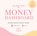 Happy Cart Bundle - Editable Budget & Savings Tracker With Instructions