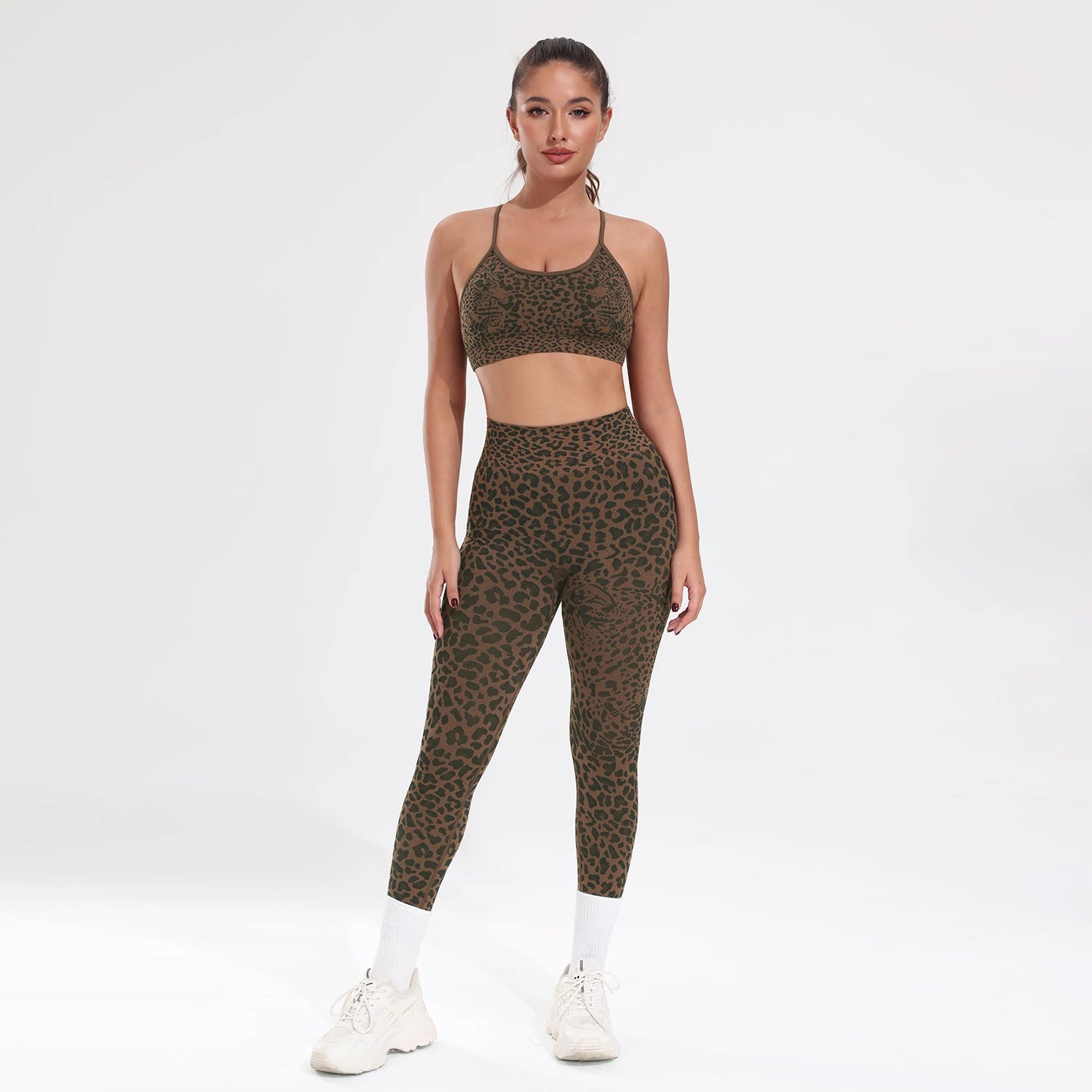 Leopard Luxe Active Set