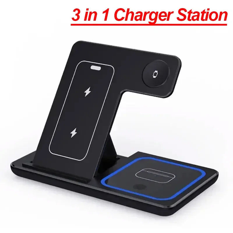 3 in 1 Wireless Charging Station