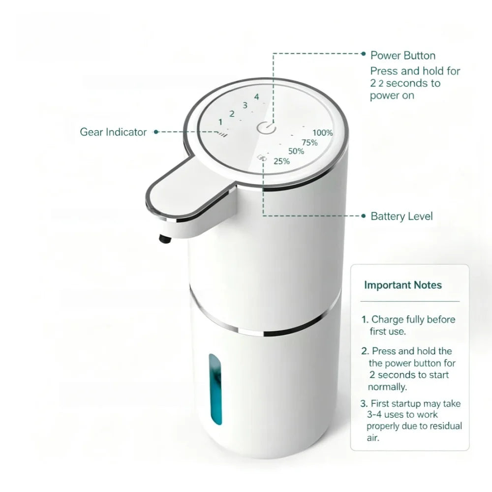 Touch-less Automatic Foaming Soap Dispenser