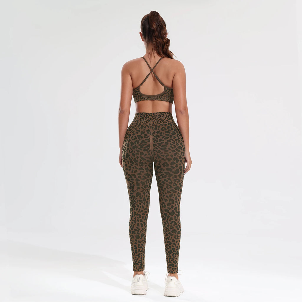 Leopard Luxe Active Set