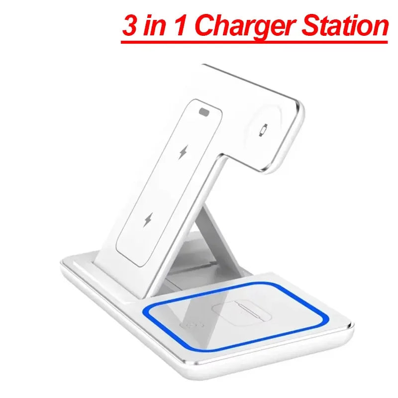 3 in 1 Wireless Charging Station
