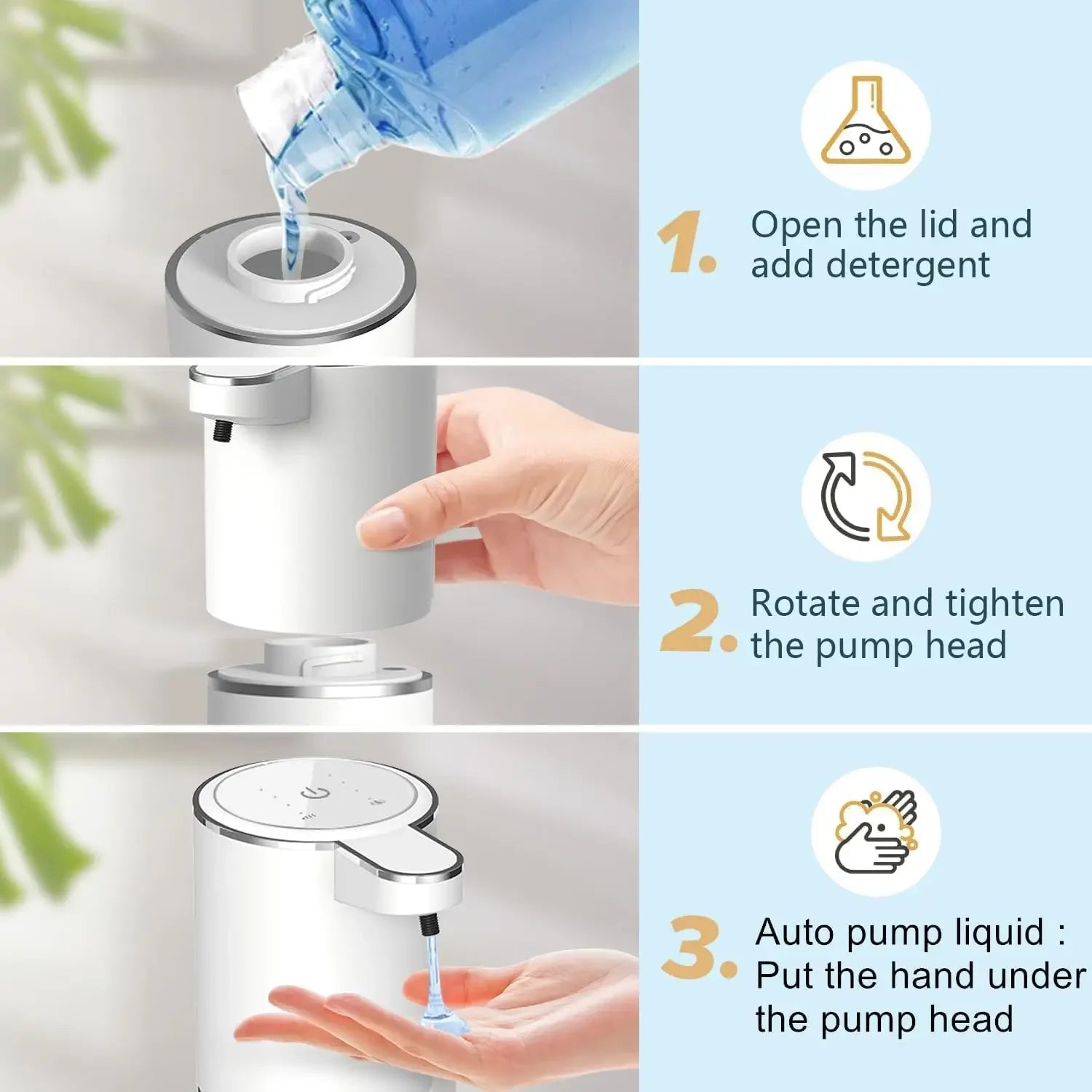 Touch-less Automatic Foaming Soap Dispenser