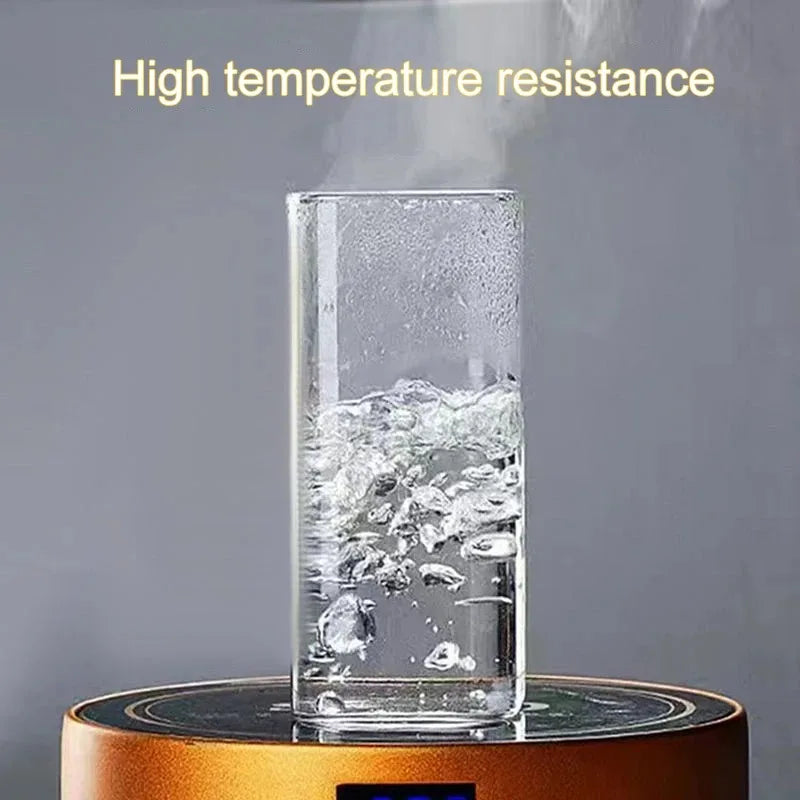 Glass Tumbler Set with Lid & Straw