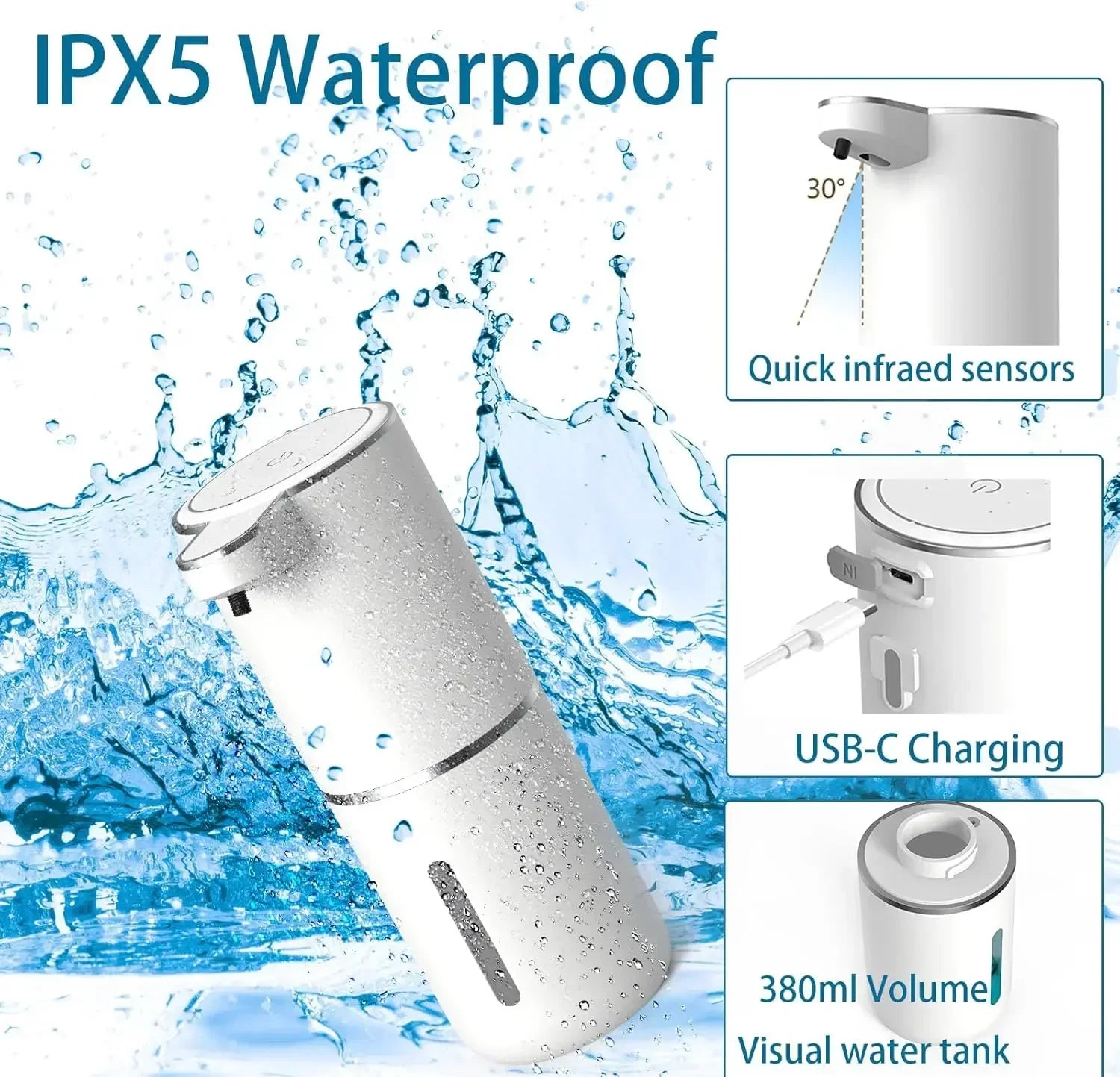 Touch-less Automatic Foaming Soap Dispenser